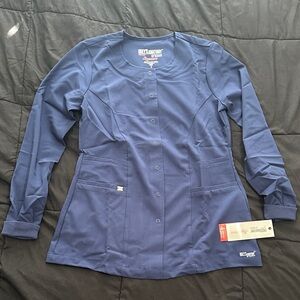 Grey's Anatomy Women's Navy Scrub Jacket